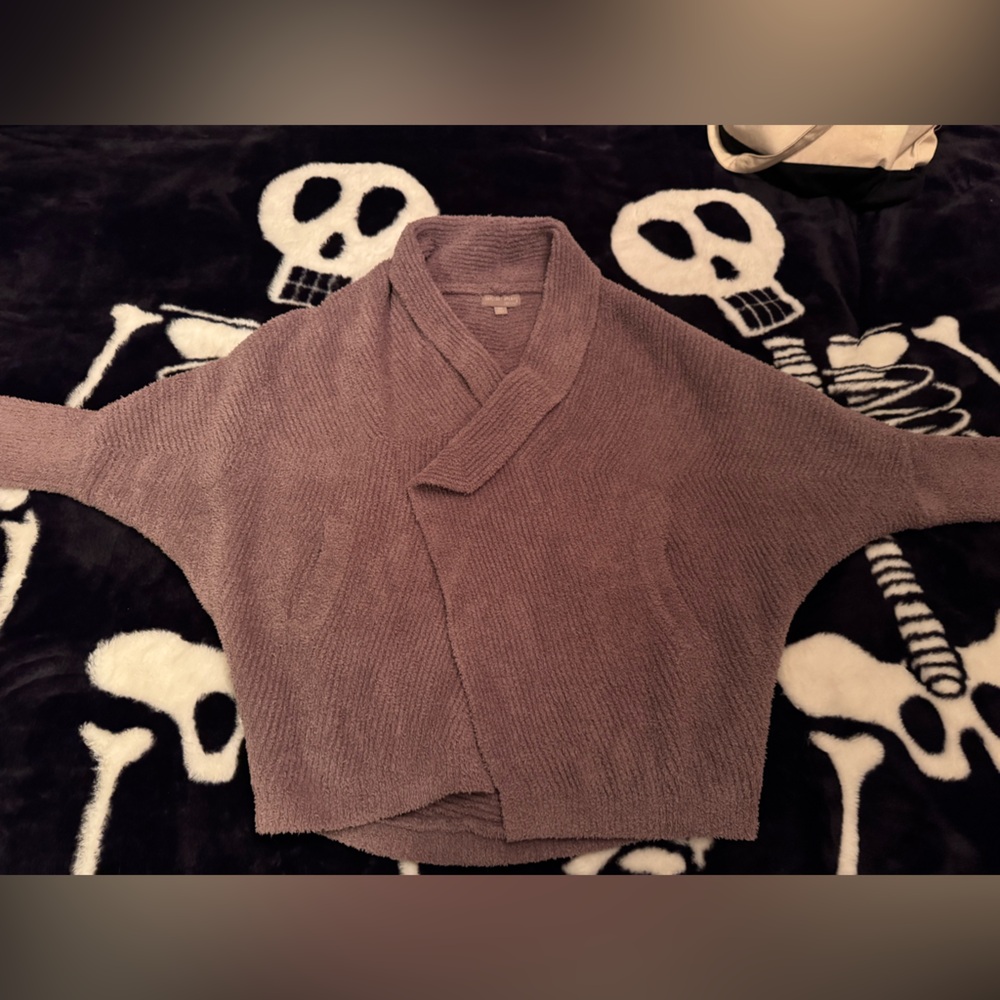 Barefoot Dreams Rosetaupe Women's shrug wrap sweater - Picture 1 of 4